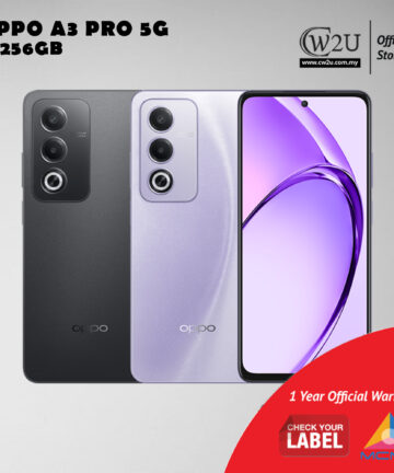 Oppo A3 Pro 5G | 6GB | 8GB RAM+128GB ROM | 256GB | 1 Year Warranty By Oppo Malaysia