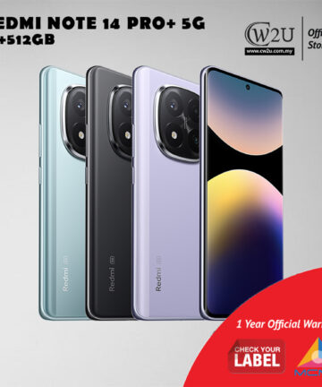 Redmi Note 14 Pro Plus 5G | 12GB RAM+512GB ROM | 1 Year Warranty By Redmi Malaysia