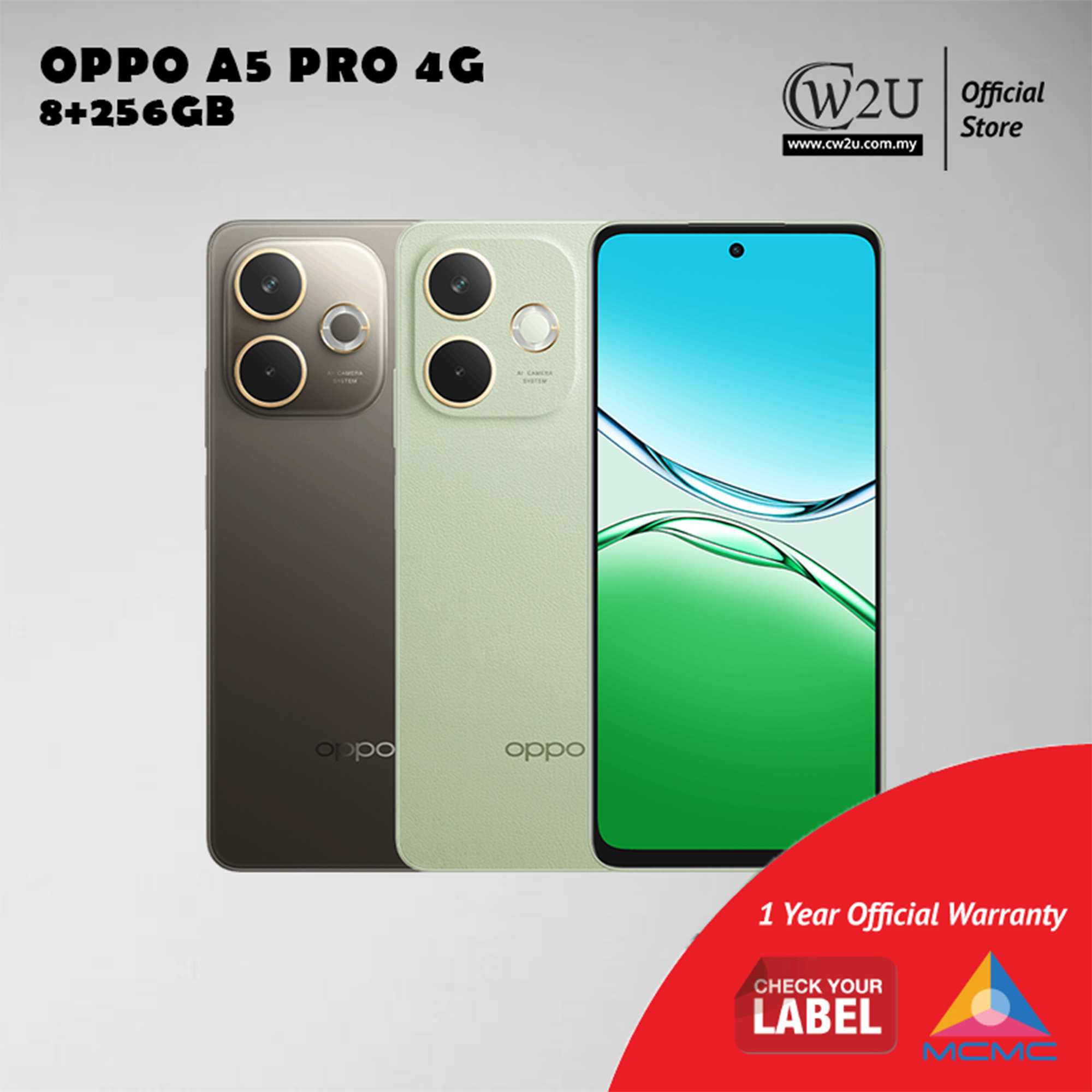 Oppo A5 Pro 4G | 8GB RAM+256GB ROM | 1 Year Warranty By Oppo Malaysia