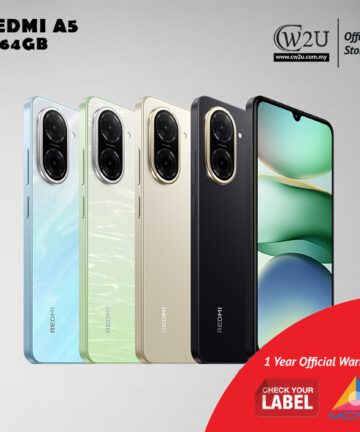 Redmi A5 | 4GB | 3GB RAM+64GB ROM | 128GB | 1 Year Warranty By Redmi Malaysia