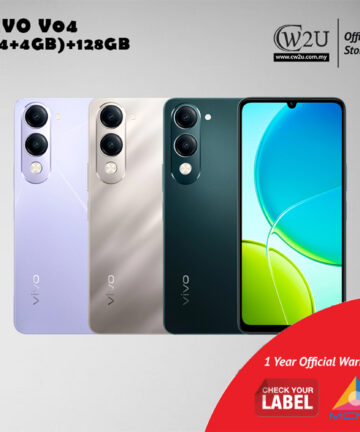 Vivo Y04 | 4GB RAM+128GB ROM | 1 Year Warranty By Vivo Malaysia
