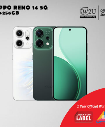 Oppo Reno 14 5G | 12GB RAM+256GB ROM | 512GB | 1 Year Warranty By Oppo Malaysia