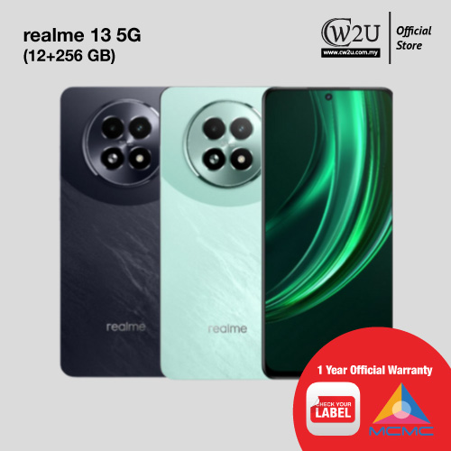 [NEW SET] realme 13 5G | 12+256GB | 1 Year Warranty By realme Malaysia