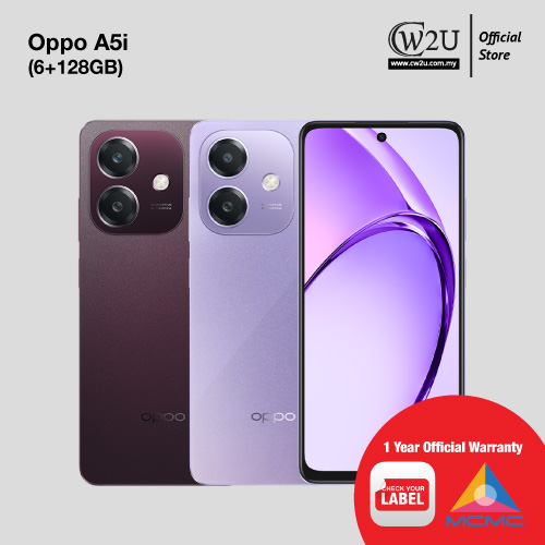 [NEW SET] Oppo A5i | 6+128GB | 1 Year Warranty By Oppo Malaysia