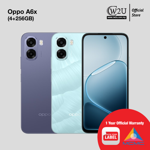 [NEW SET] Oppo A6x | 4+256GB | 1 Year Warranty By Oppo Malaysia