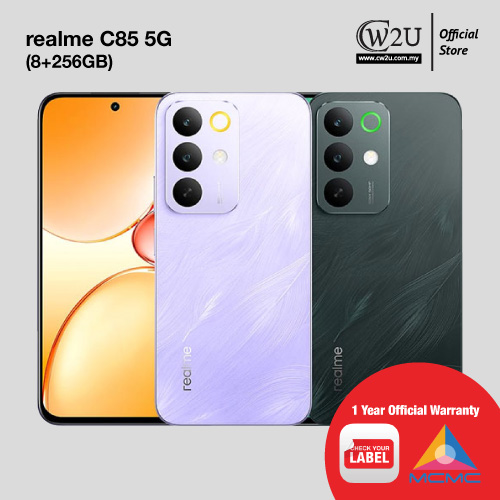 [NEW SET] realme C85 5G | 8+256GB | 1 Year Warranty By realme Malaysia