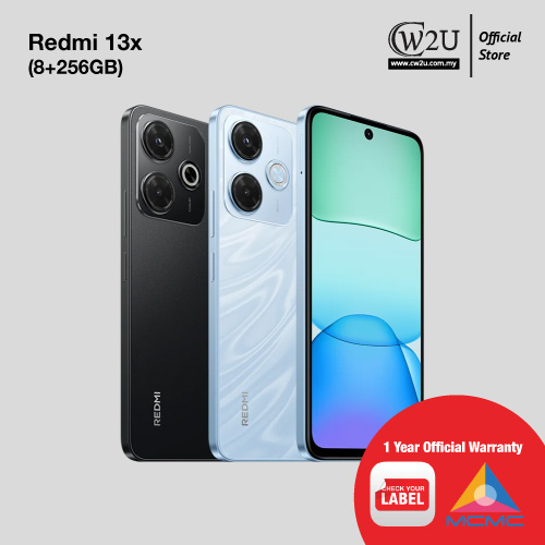 [NEW SET] Redmi 13x | 8+256GB | 1 Year Warranty By Xiaomi Malaysia