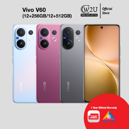 [NEW SET] Vivo V60 | 12+512GB | 12+256GB | 1 Year Warranty By Vivo Malaysia