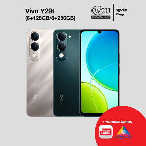 [NEW SET] Vivo Y29t | 8+256GB | 6+128GB | 1 Year Warranty By Vivo Malaysia