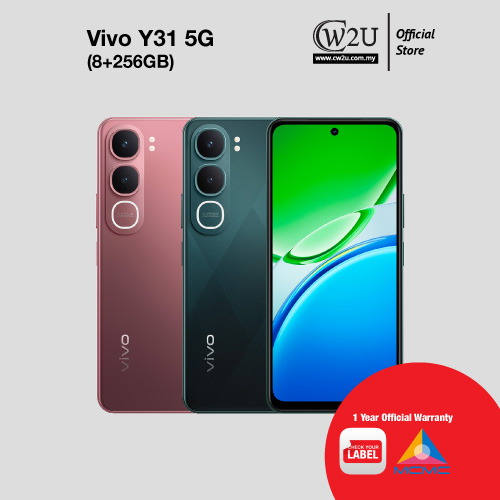 [NEW SET] Vivo Y31 5G | 8+256GB | 1 Year Warranty By Vivo Malaysia