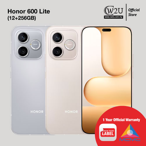 [New Set] Honor 600 Lite | 12+256GB | 1 Year Warranty By Honor Malaysia