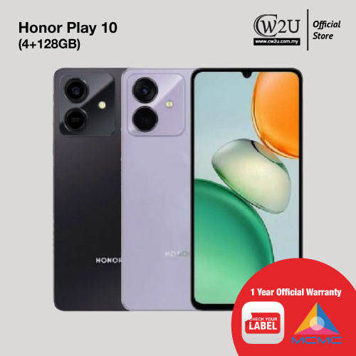 [New Set] Honor Play 10 | 4+128GB | 1 Year Warranty By Honor Malaysia