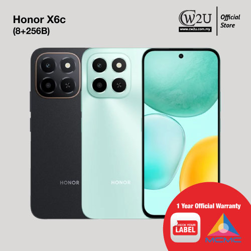 [NEW SET] Honor X6c | 8+256GB | 1 Year Warranty By Honor Malaysia