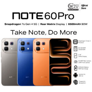 [NEW SET] Infinix Note 60 Pro | 12+256GB | 8+256GB | 1 Year Warranty By Infinix Malaysia