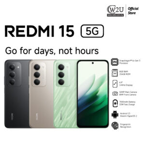 [NEW SET] Redmi 15 5G | 8+256GB | 1 Year Warranty By Xiaomi Malaysia