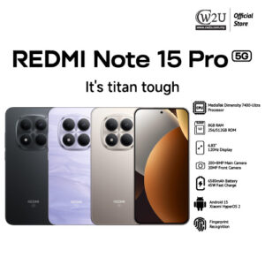 [NEW SET] Redmi Note 15 Pro 5G | 8+256GB | 8+512GB | 1 Year Warranty By Xiaomi Malaysia